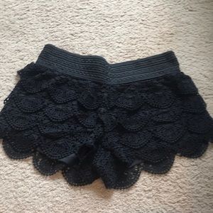 Black shorts